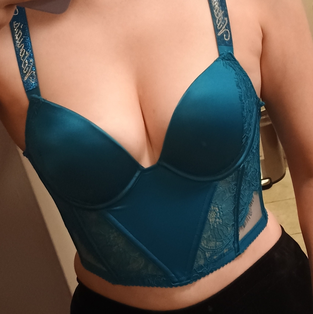 Victorias secret pushup corset top